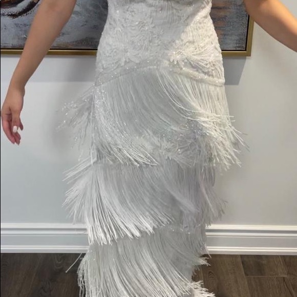 Beaded Custom made gown - Picture 6 of 6